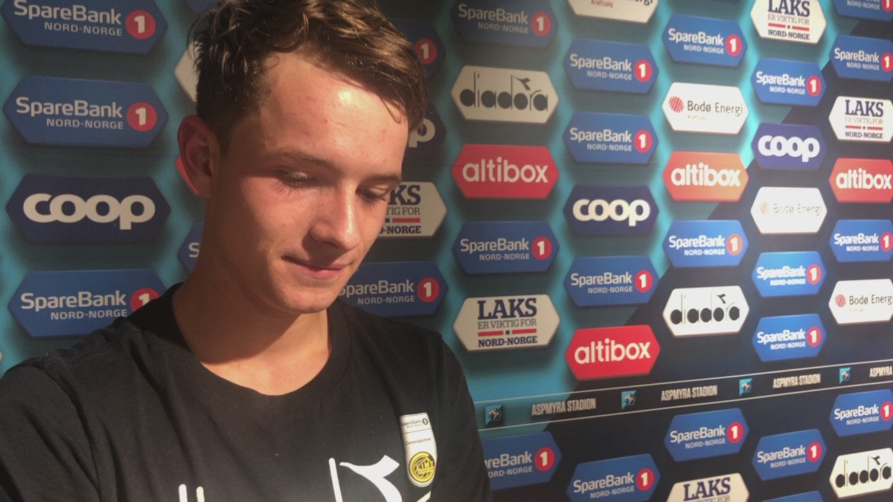 Håkon Evjen etter kampen mot Viking.